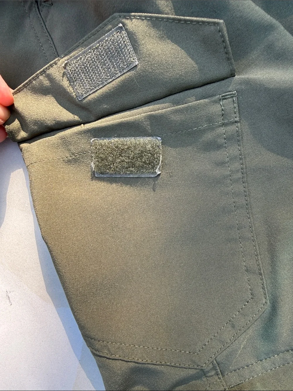 Youth Olive Convertible Cargo Pants - Lightweight Outdoor Trousers